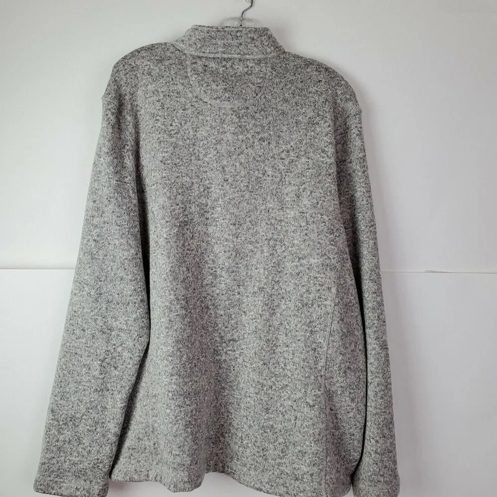 Woolrich Men's Gray Fleece Pullover Sweater Size XXL‎ Cotton